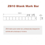 Маркування для клем ZB10 blank без символів