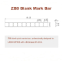 Маркування для клем ZB8 blank без символів