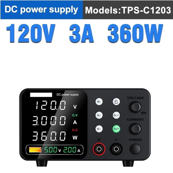 Фото - Блок живлення лабораторний TPS-C605 300Ватт (0-60Вольт х 0-5Ампер)