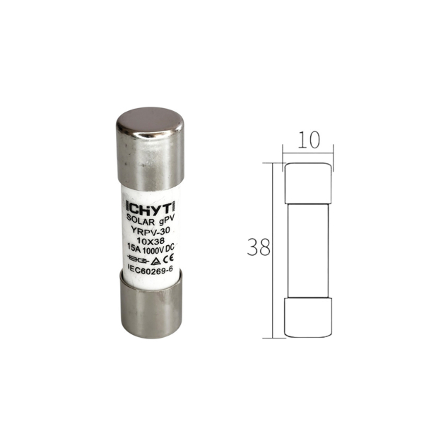 Фото - Запобіжник постійног струму DC 1000V 15A CHYT YRPV-30