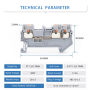 Проходная клемма PT 1.5 TWIN (1-уровневая)