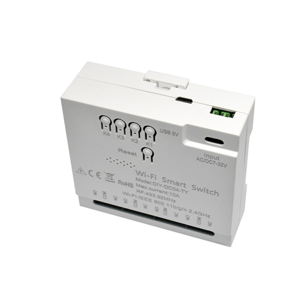 Фото - Tuya DIY-DC04-TY 10A WiFi 4канальний перемикач