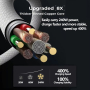 Зарядка 65Вт GaN, QC3.0, PD, PD 3.0, SuperVOOC 1.0, SuperVOOC 2.0, USB type C для телефону з кабелем 2м