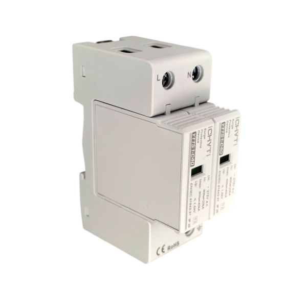 Фото - Обмежувач перенапруги SPD AC 275V 20~40KA 2полюси