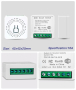 Tuya 16A WiFi 1 канальний міні пермикач