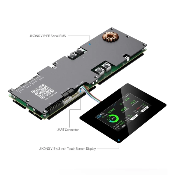 Фото - Дисплей сенсорний для BMS JK PB V19 4,3дюйми LCD 4.3 TTL-P