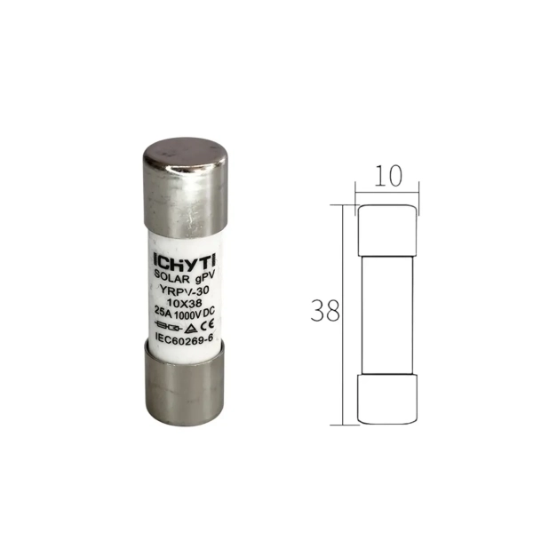 Фото - Запобіжник постійног струму DC 1000V 25A CHYT YRPV-30