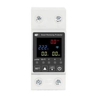 Фото - Лічильник електроенергії 1ф 63а WiFi Smart ECO з розмикачем кольоров. дисплей