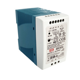 Фото - Блок живлення Mean Well MDR-100-24 оригінал (24VDC, 100W)