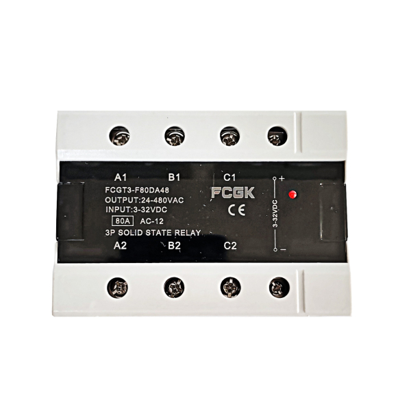 Фото - SSR реле 3фази FCGT3-F80DA, 80А, DC-AC
