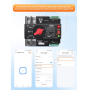 Розумний перемикач джерела живлення 2полюси 220VAC/125А, GRID/GEN, TOQ7, WiFi eWeLink, TOMZN