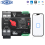 Розумний перемикач джерела живлення 2полюси 220VAC/125А, GRID/GEN, TOQ7, WiFi eWeLink, TOMZN