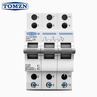 Фото - Ручний перемикач джерела живлення 3полюси TO319G, 80A, TOMZN