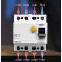 Диференційний вимикач AC230V/63A, F Type, 30mA, 4 полюси RCCB, TOB7L-63, TOMZN