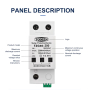 Обмежувач перенапруги SPD AC 385V 200KA, 1полюс, TOMZN, TZG40-160