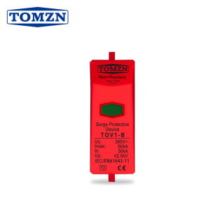 Фото - Змінний модуль обм. перенапруги SPD AC TOMZN 385V 30-60KA, 1полюс, TOV1-B