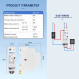 Контактор модульний 220VAC/25A, TOCT1-25, 2полюси, 2NO, DIN рейка, TOMZN