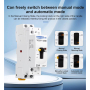 Контактор модульний 220VAC/25A, TOCT1-25M, 2полюси, 2NO, з ручним режимом, DIN рейка, TOMZN