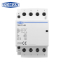 Контактор модульний 220V AC/DC/63A, TOCT1-63, 4полюси, 4NO, DIN рейка, TOMZN