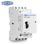 Контактор модульний 220VAC/25A, TOCT1-25M, 4полюси, 4NO, з ручним режимом, DIN рейка, TOMZN
