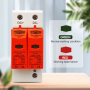 Обмежувач перенапруги SPD DC 600V 20-40KA 2полюси TOMZN TOV1-PV