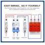 Обмежувач перенапруги SPD DC 1000V 20-40KA 3полюси TOMZN TOV1-PV
